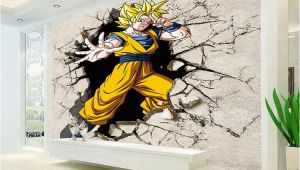 3d Mural Wall Hanging Dragon Ball Wallpaper 3d Anime Wall Mural Custom Cartoon