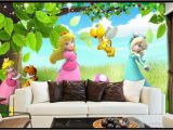 3d Nursery Wall Murals Customized 3d Wallpaper Murals Hd Cartoon Princess Girls Bedroom Children S Room Nursery Kid S Room Decor Eco Friendly Wal Retro Wallpaper