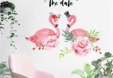 3d Nursery Wall Murals Flamingo Wall Stickers In 2020