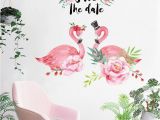 3d Nursery Wall Murals Flamingo Wall Stickers In 2020