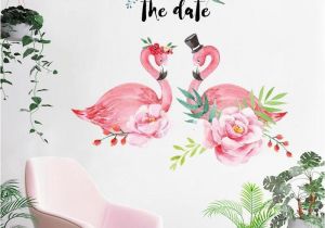 3d Nursery Wall Murals Flamingo Wall Stickers In 2020