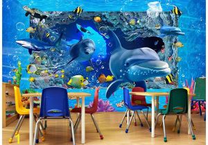 3d Ocean Wall Murals 3d Wallpaper Custom Wall Mural Wallpaper Underwater World Ocean 3d Stereo Wall Murals 3d Living Room Wall Decor Wallpaper High Definition