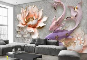 3d Wall Murals for Dining Room Custom 3d Stereo Watercolor Flowers Rose Diamonds Wallpaper Background Wallpaper Mural Painting Dining Room Tv Mural Cell Phone Wallpapers