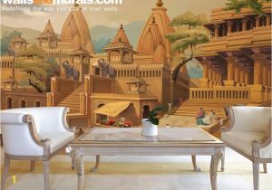 3d Wall Murals India Varanasi Ganga Ghat Traditional Wall Mural