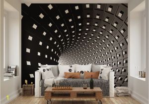 3d Wall Murals Uk Ohpopsi Abstract Modern Infinity Tunnel Wall Mural Amazon