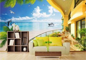 3d Wallpaper Wall Murals Hoher Rabatt Print Paper Wall 876 Dolphin 3d Wall Decal Deco