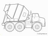 4 Wheeler Coloring Pages Concrete Truck Transportation Coloring Pages for Kids