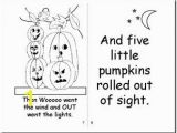 5 Little Pumpkins Sitting On A Gate Coloring Page Five Little Pumpkins Book Printable Halloween Pinterest