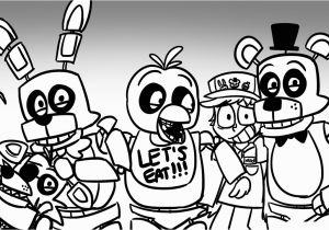 5 Nights at Freddy S Coloring Pages Informative Fnaf Coloring Pages Printable Five Unknown