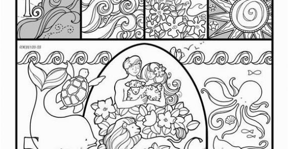 7 Days Of Creation Coloring Pages Days Of Creation Coloring Page In Three Sizes 8 5×11 8×10