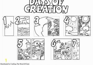 7 Days Of Creation Coloring Pages Dias De La Creacion Pagina De Colorear