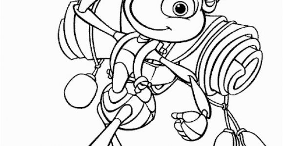 A Bug S Life Coloring Pages Disney A Bugs Life Coloring Flik Disney Coloring Pages Color Plate