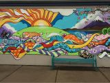 A Building Has A Mural Painted On An Outside Wall Elementary School Mural Google Search