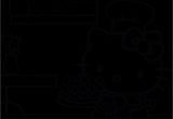 A Coloring Page Of Hello Kitty Hello Kitty Coloring Pages 2