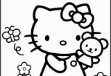 A Coloring Page Of Hello Kitty Hello Kitty Coloring Pages