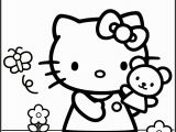 A Coloring Page Of Hello Kitty Hello Kitty Coloring Pages