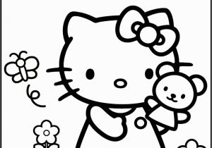 A Coloring Page Of Hello Kitty Hello Kitty Coloring Pages