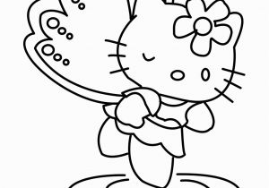 A Coloring Page Of Hello Kitty Hello Kitty Girlie