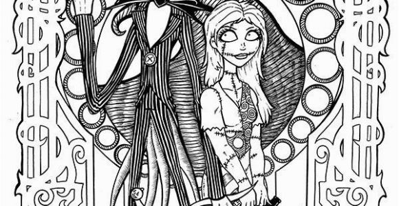 A Nightmare before Christmas Coloring Pages Free Printables Nightmare before Christmas Coloring Pages