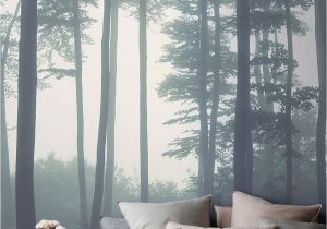 A Perfect Day Wall Mural Sea Of Trees forest Mural Wallpaper