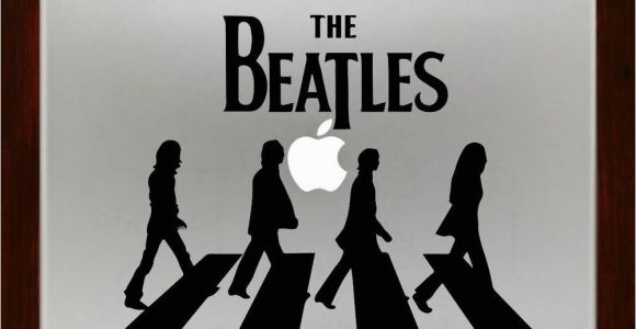 Abbey Road Wall Mural Liverpool the Beatles Band Abbey Road Walk Mac Decal Stickers for
