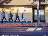 Abbey Road Wall Mural Liverpool Walking with the Beatles Stockfotos & Walking with the