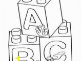 Abc Blocks Coloring Pages 41 Best Lego Coloring Pages Images On Pinterest