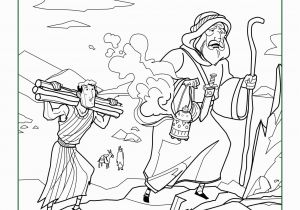 Abraham and isaac Coloring Pages Free Abraham Was Called to Sacrifice isaac Coloring Page