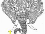 Abstract Elephant Coloring Pages for Adults Pin by Melanie Kie On Adult Coloring Book Pinterest