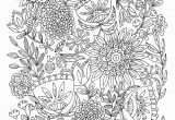 Abstract Flower Coloring Pages for Adults 9 Free Printable Adult Coloring Pages