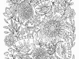 Abstract Flower Coloring Pages for Adults 9 Free Printable Adult Coloring Pages