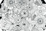 Abstract Flower Coloring Pages for Adults Detailed Coloring Pages for Adults Fairy Intricate – Wiggleo