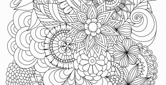 Abstract Flower Coloring Pages for Adults Flowers Abstract Coloring Pages Colouring Adult Detailed