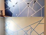 Abstract Wall Mural Designs Abstract Wall Design I Used One Roll Of Painter S Tape and Two