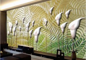 Abstract Wall Mural Designs Modern Abstract Art Wallpaper 3d Embossed Flowers Wall Murals