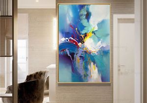 Acrylic Paint Wall Murals Abstract Painting Wall Art Pictures for Living Room Wall