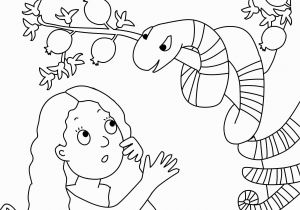 Adam and Eve In the Garden Of Eden Coloring Pages Adam and Eve Coloring Pages for Kids Adam and Eve and the Sneaky