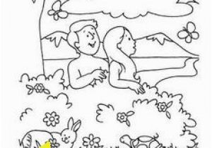 Adam and Eve In the Garden Of Eden Coloring Pages Adam and Eve In the Garden Of Eden Coloring Page From Adam and Eve