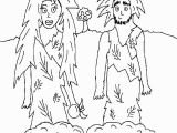 Adam and Eve In the Garden Of Eden Coloring Pages Best Adam and Eve Color Sheets Coloring Pages