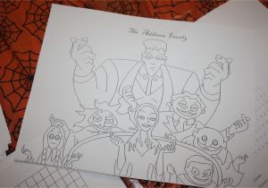 Addams Family Coloring Pages An Addams Family Halloween Creating Family Memories From