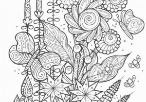 Adult Coloring Page butterfly butterflies and Bees Adult Coloring Page