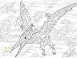 Adult Coloring Pages Dinosaur Pterodactyl Dinosaur Pterosaur Dino Coloring Pages Animal