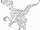 Adult Coloring Pages Dinosaur Velociraptor Dinosaur Chromatic Creations Free Style