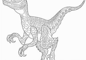 Adult Coloring Pages Dinosaur Velociraptor Dinosaur Chromatic Creations Free Style