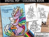 Adult Coloring Pages Dragons Dragons with Pets Coloring Book Kids Adult Coloring
