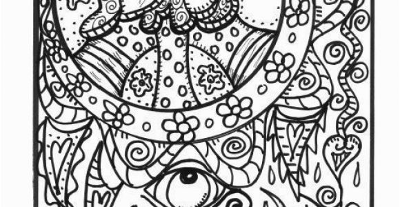 Adult Coloring Pages Hippie Free Coloring Pages for Adults 8 Funky From Hippie