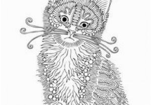 Adult Coloring Pages Kittens 630 Best âadult Colouring Cats Dogs Zentangles Images On Pinterest