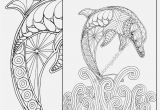 Adult Coloring Pages Nautical Baby Animal Coloring Pages Best Easy Dolphin Coloring Page Adult