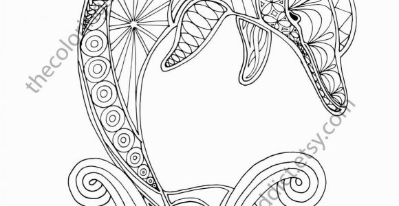 Adult Coloring Pages Nautical Dolphin Coloring Page Adult Coloring Sheet Nautical Coloring