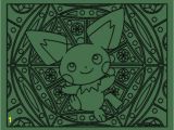 Adult Pokemon Coloring Pages 172 Pichu Pokemon Coloring Page